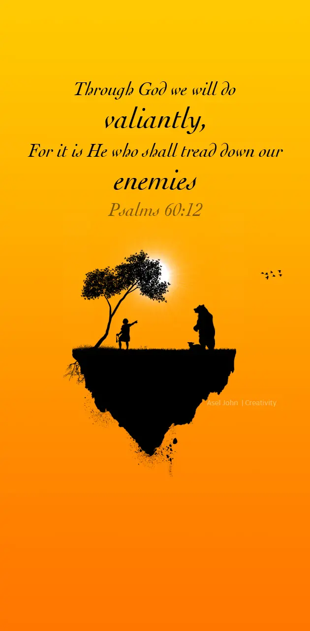 Psalm 60 12