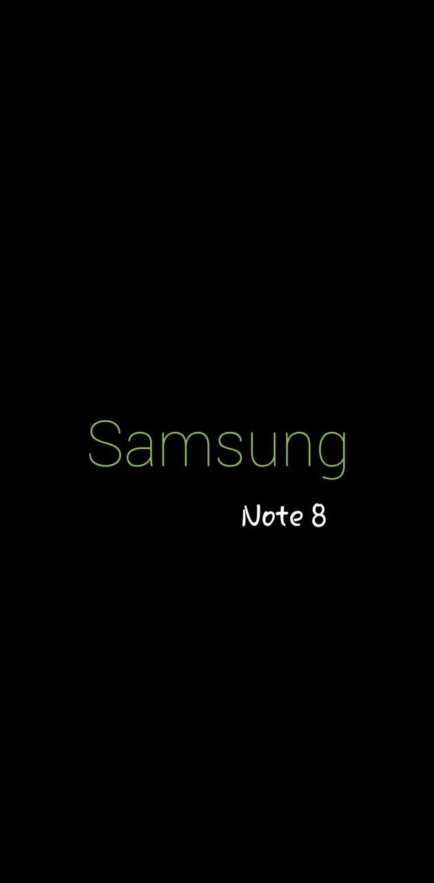 Samsung note 8 Green