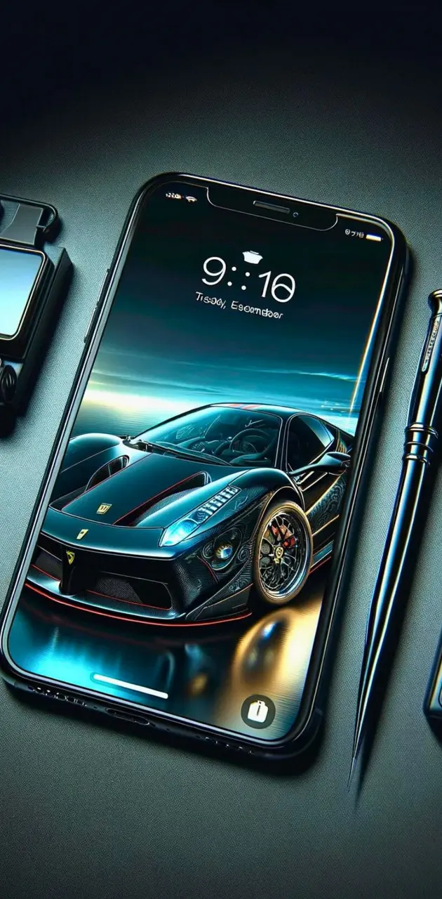 Speed Elegance: iPhone Luxury Drive
