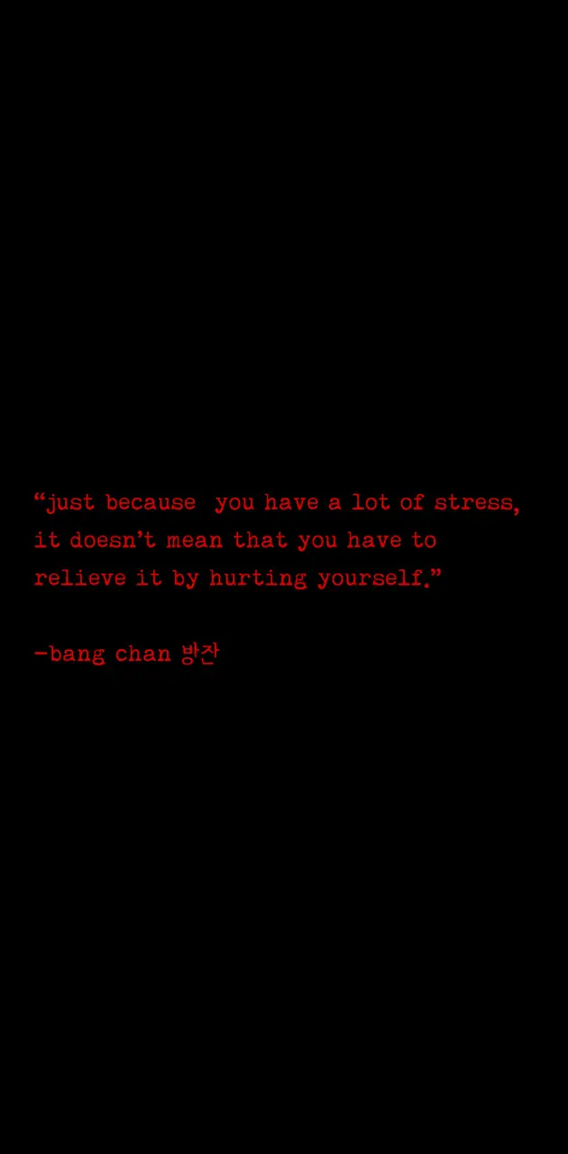 Bang Chan Skz quote