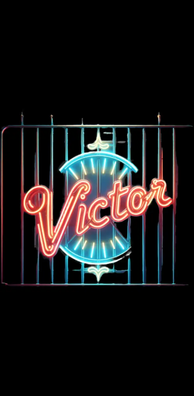 Victor Neon Sign