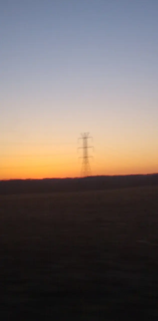 Sunset countryside