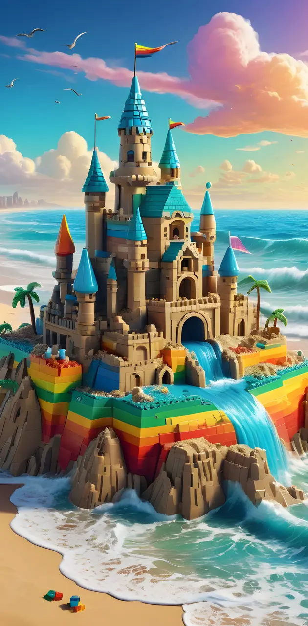 lego.sand castle