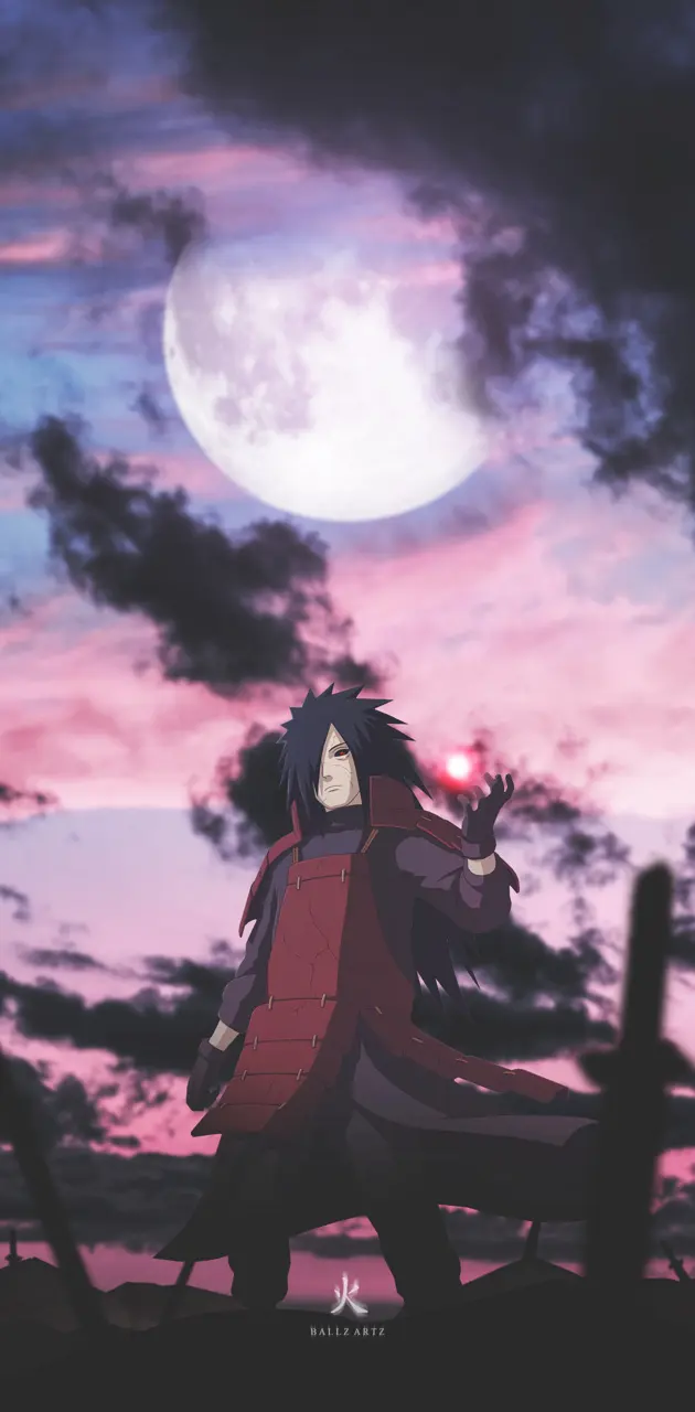 Download Obito Uchiha Full Moon 4k Wallpaper