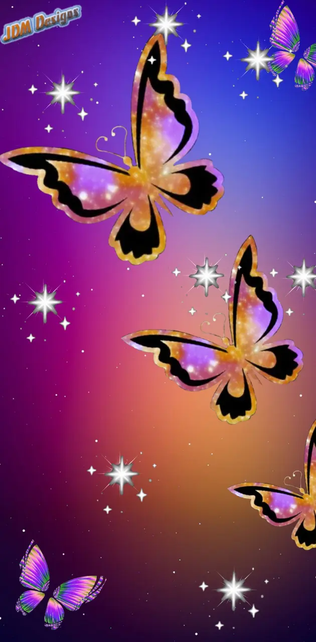 Glowing Butterflies