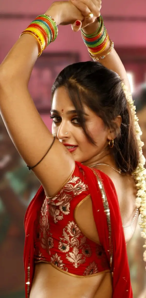 Anushka Red Saree