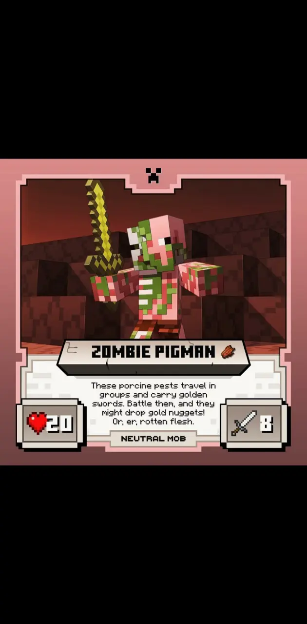 minecraft wallpaper zombie pigman