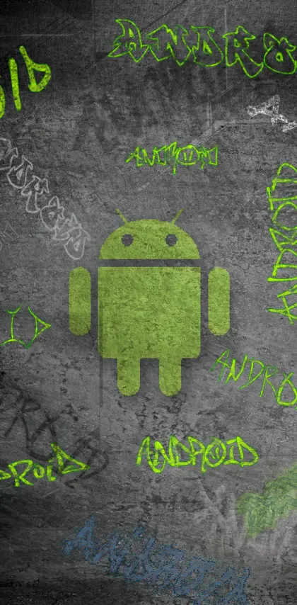 Android Graffiti Wal