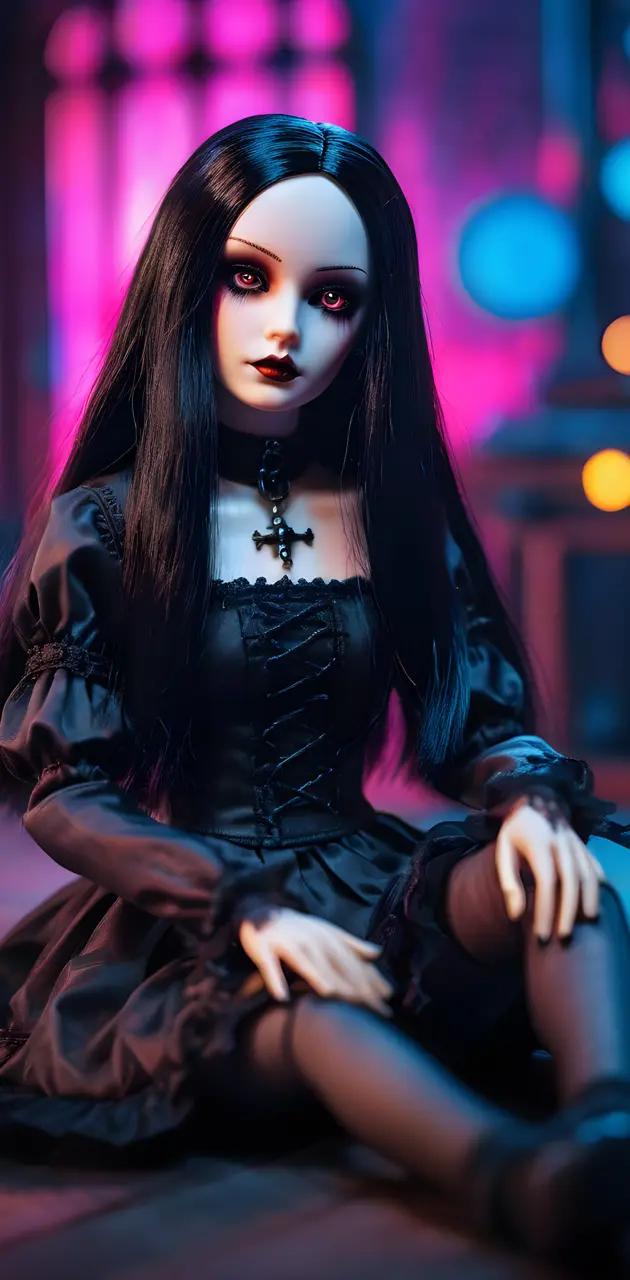 Creepy Goth Doll