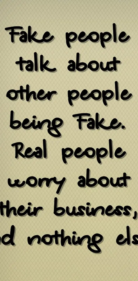 fake people