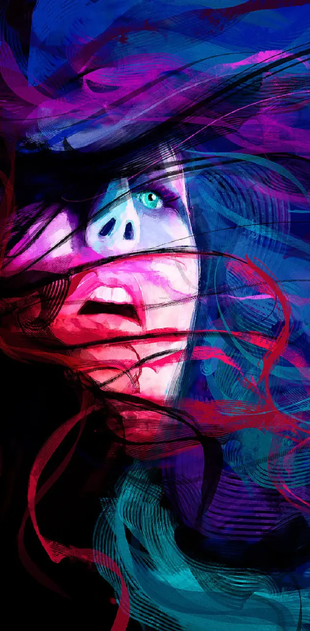 Abstract Woman Face