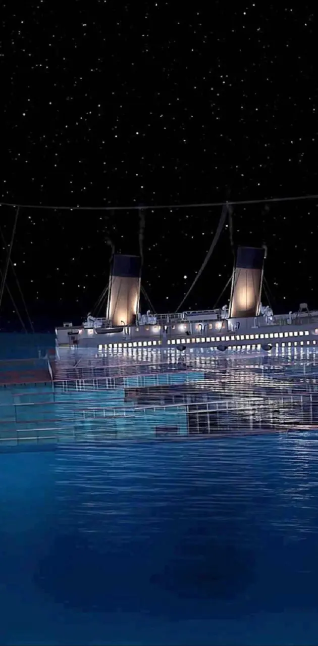 Titanic Sinking View