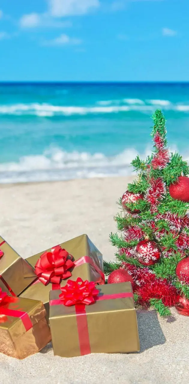 Christmas tree beach