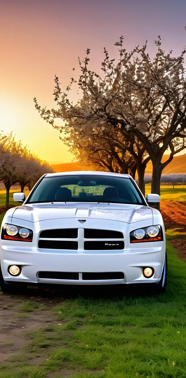2008 white dodge charger