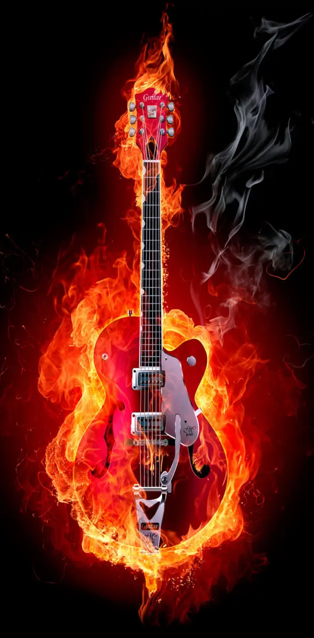 fire guitar