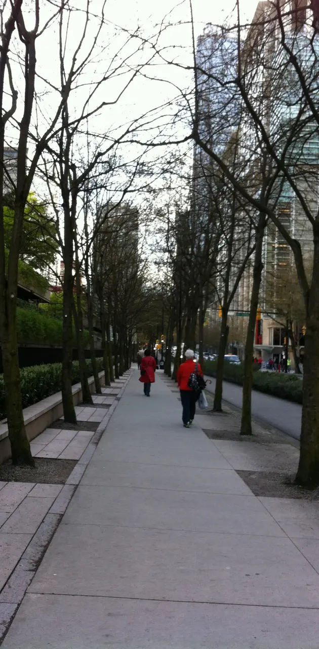 City sidewalks