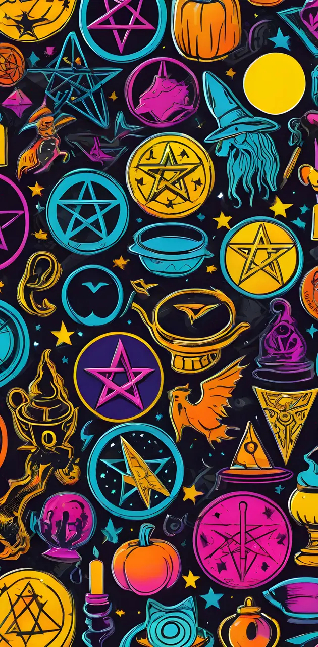 Witchy colorful