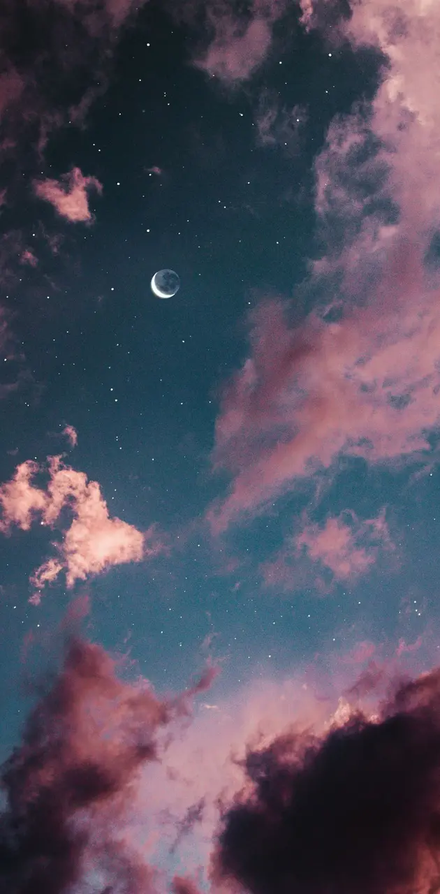 Moon and sky wallpaper by Maddie_Hatter - Download on ZEDGE™ | 2dbc