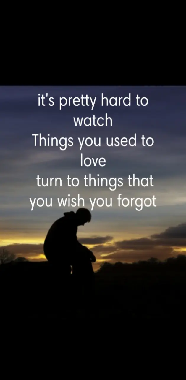 Wish to forget 