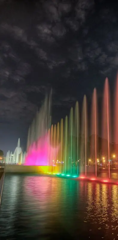 Colorful Fountain