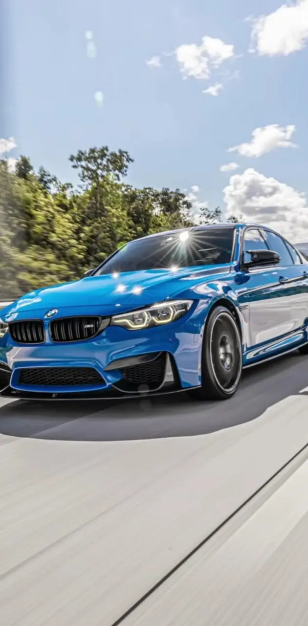 BMW M3-Blue 