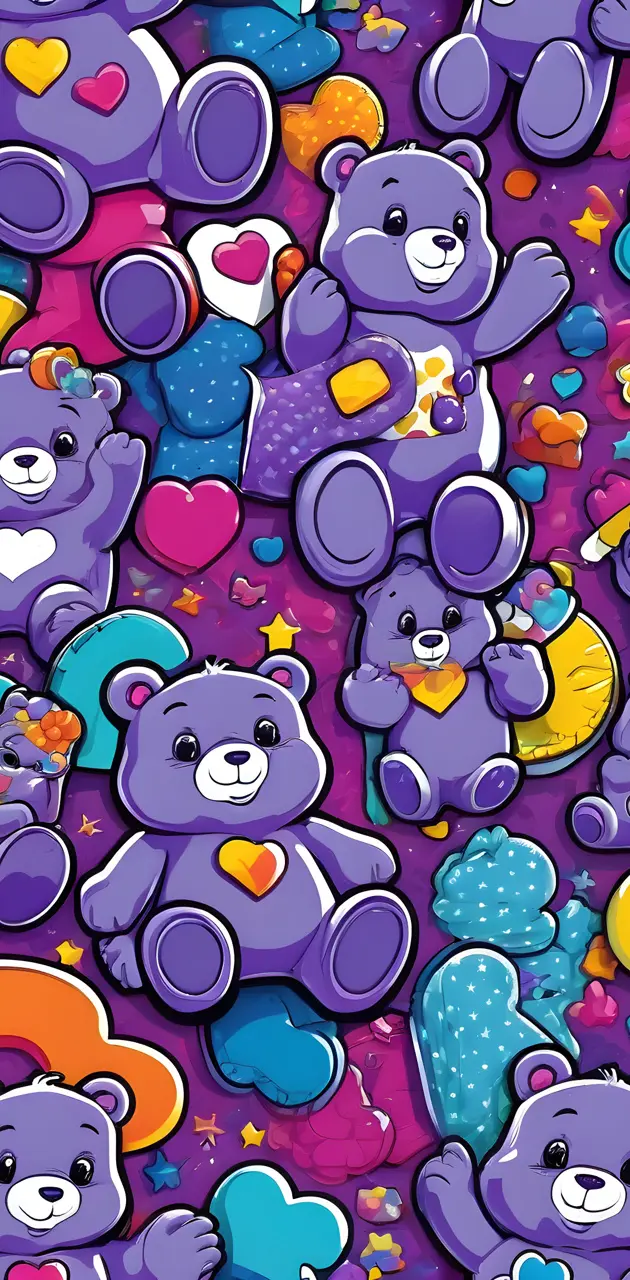 purple 💜 bear
