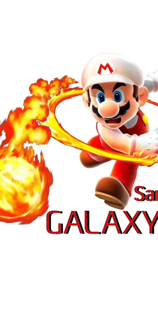 Mario Fire Galaxy S4