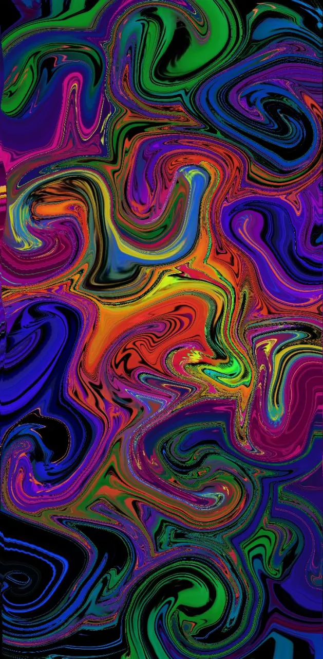 Rainbow swirl