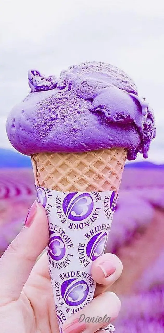 ice cream purple