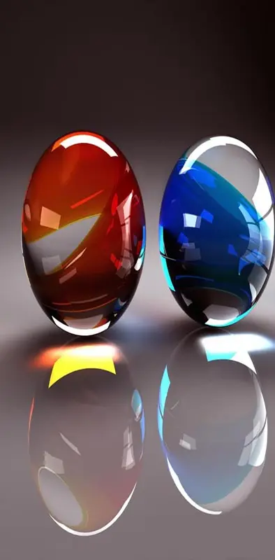 Crystal Glass balls