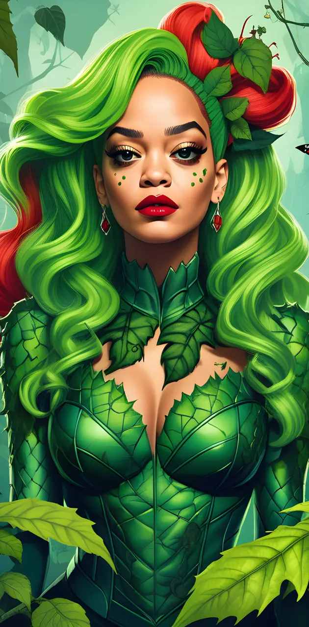 Rihanna as poison ivy