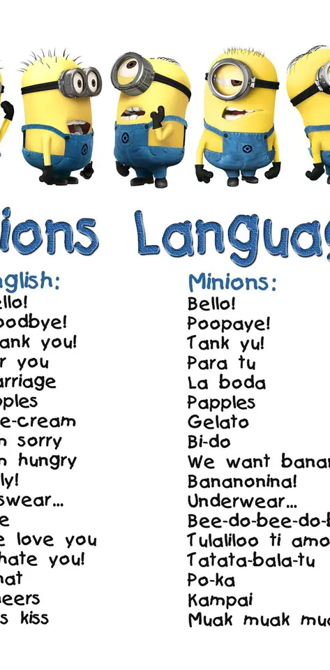 Minions Language