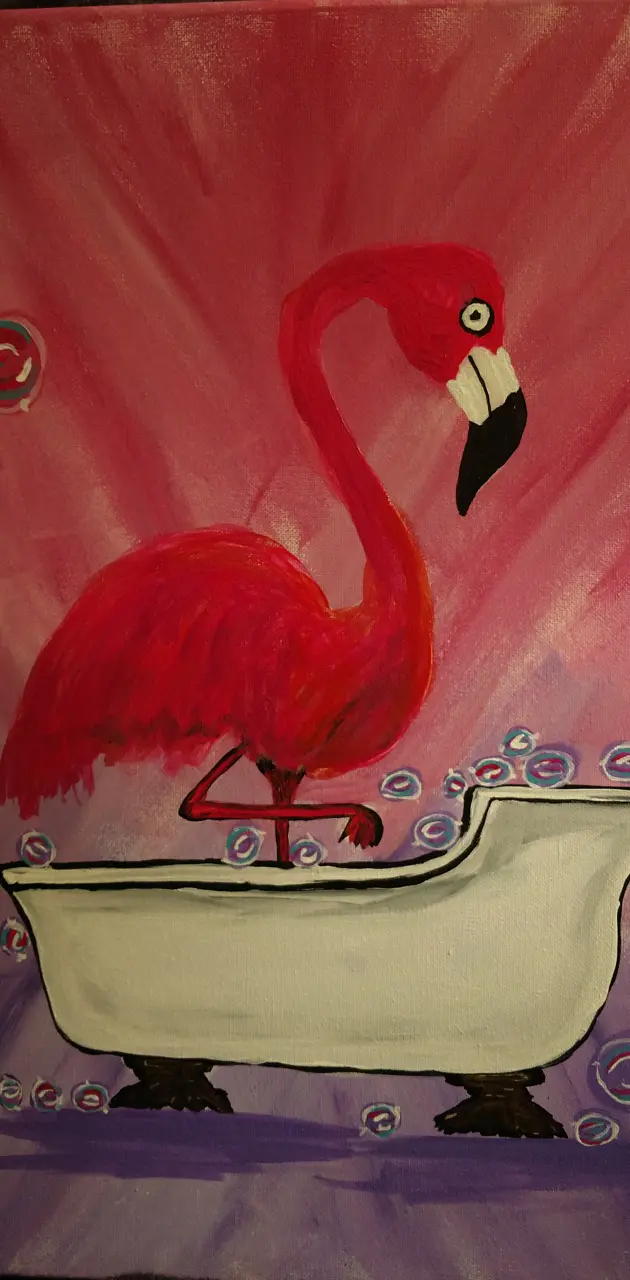 Clean Flamingo