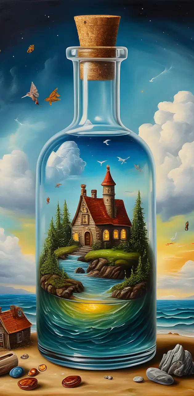 bottled house