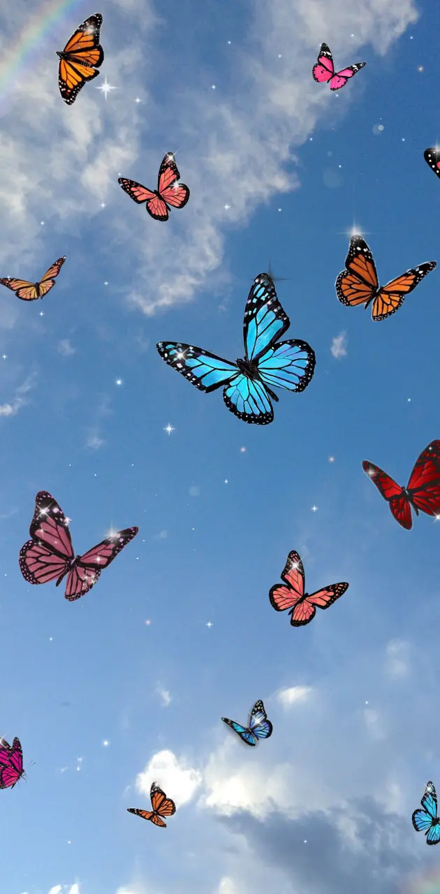 Butterfliesbling wallpaper by Javiartt - Download on ZEDGE™ | 169d