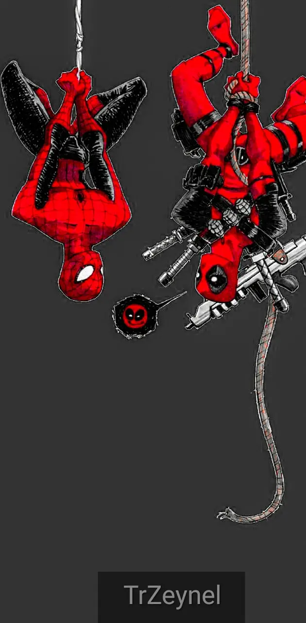 spiderman and deadpool wallpaper