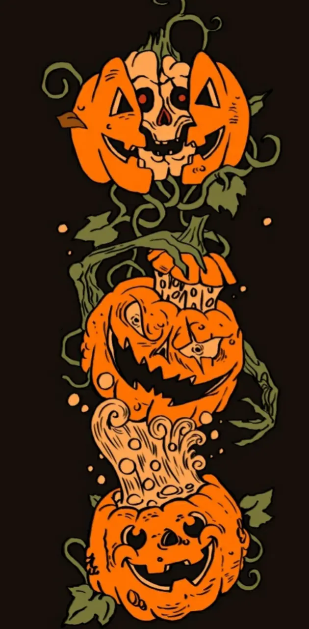 Halloween Art Pumpkins