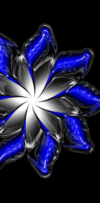 Blue Flower X