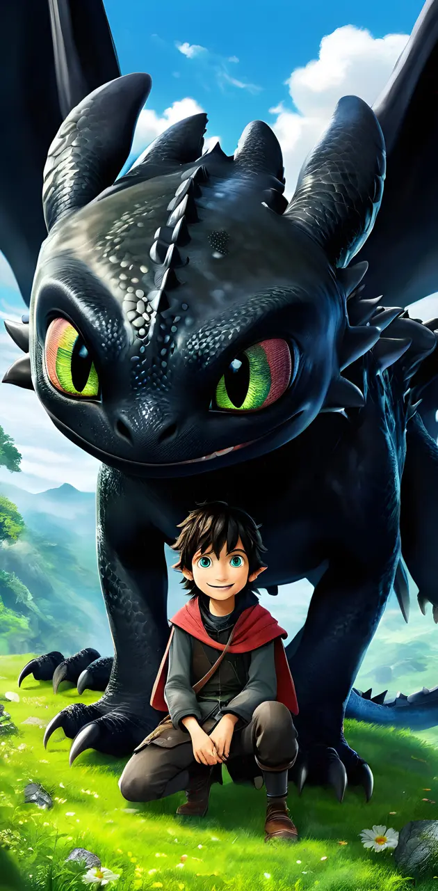 toothless (hickups dragon) [from how to train your dragon]