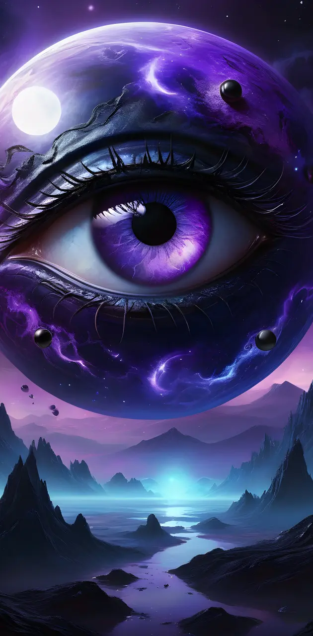 purple eye world