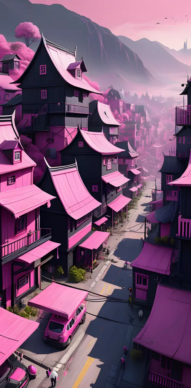 pink town