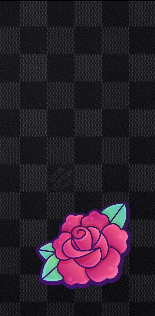 wallpaper louis vuitton flower pattern