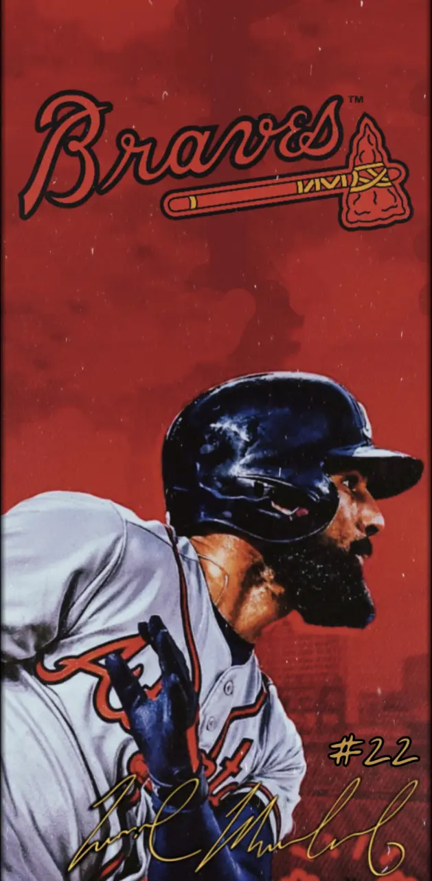 Download Atlanta Braves Baseball Player Wallpaper