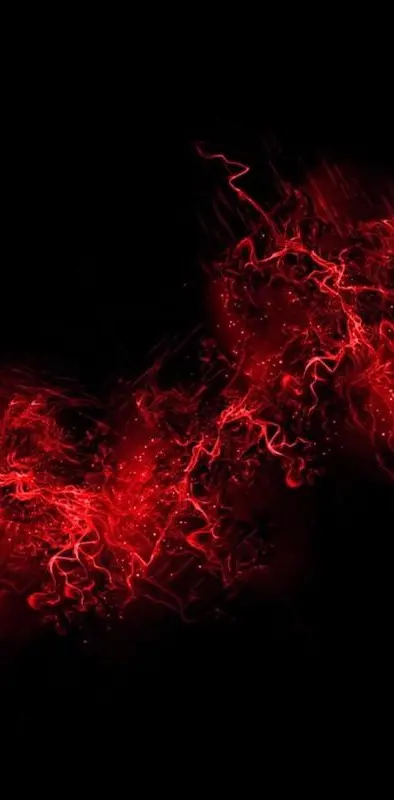 Abstract Red Flame