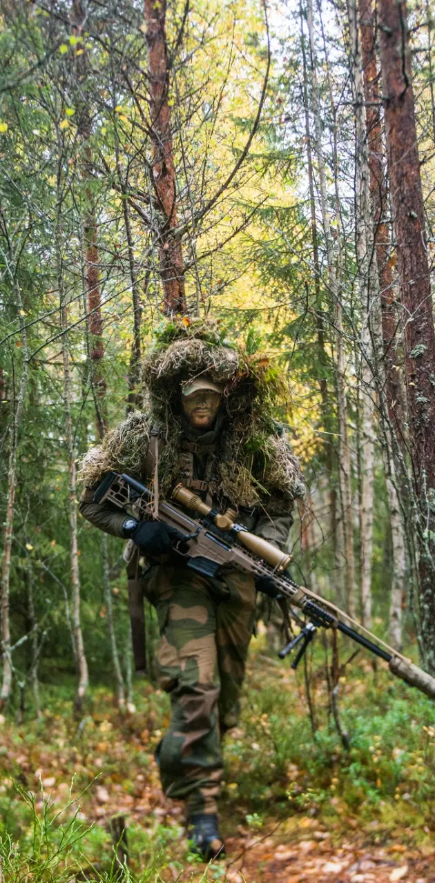 Camouflaged Soldier