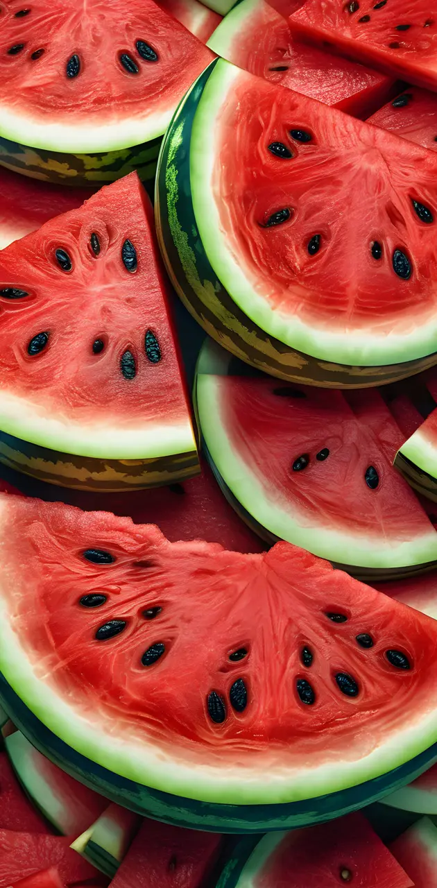 a group of watermelons