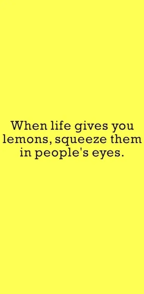 Squeeze Lemons