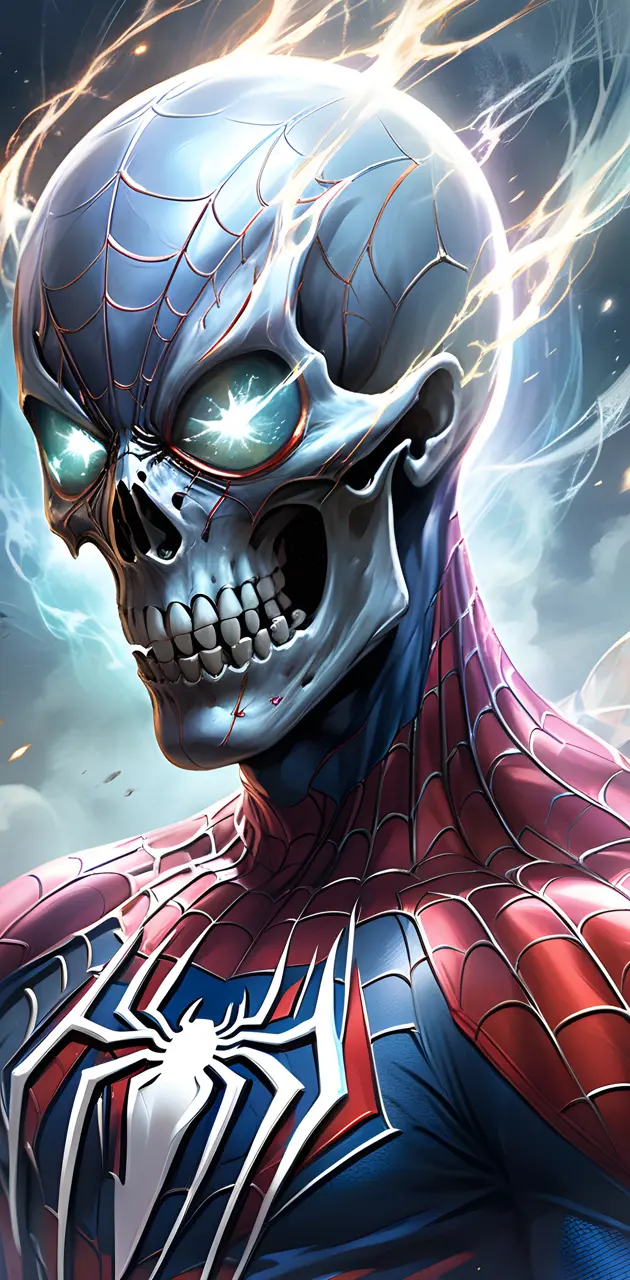skeleton 💀 ☠️ spiderman