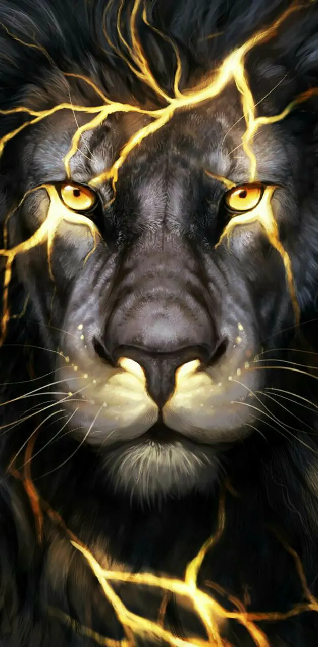 Lightning lion