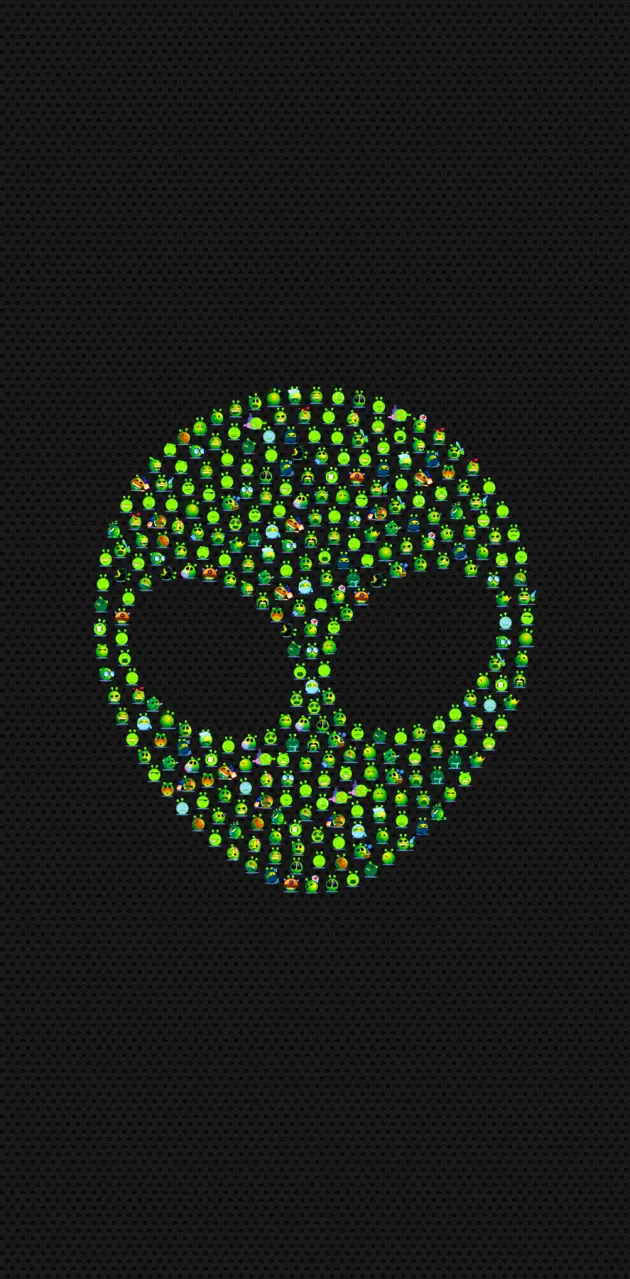 Alien Emoji Wall